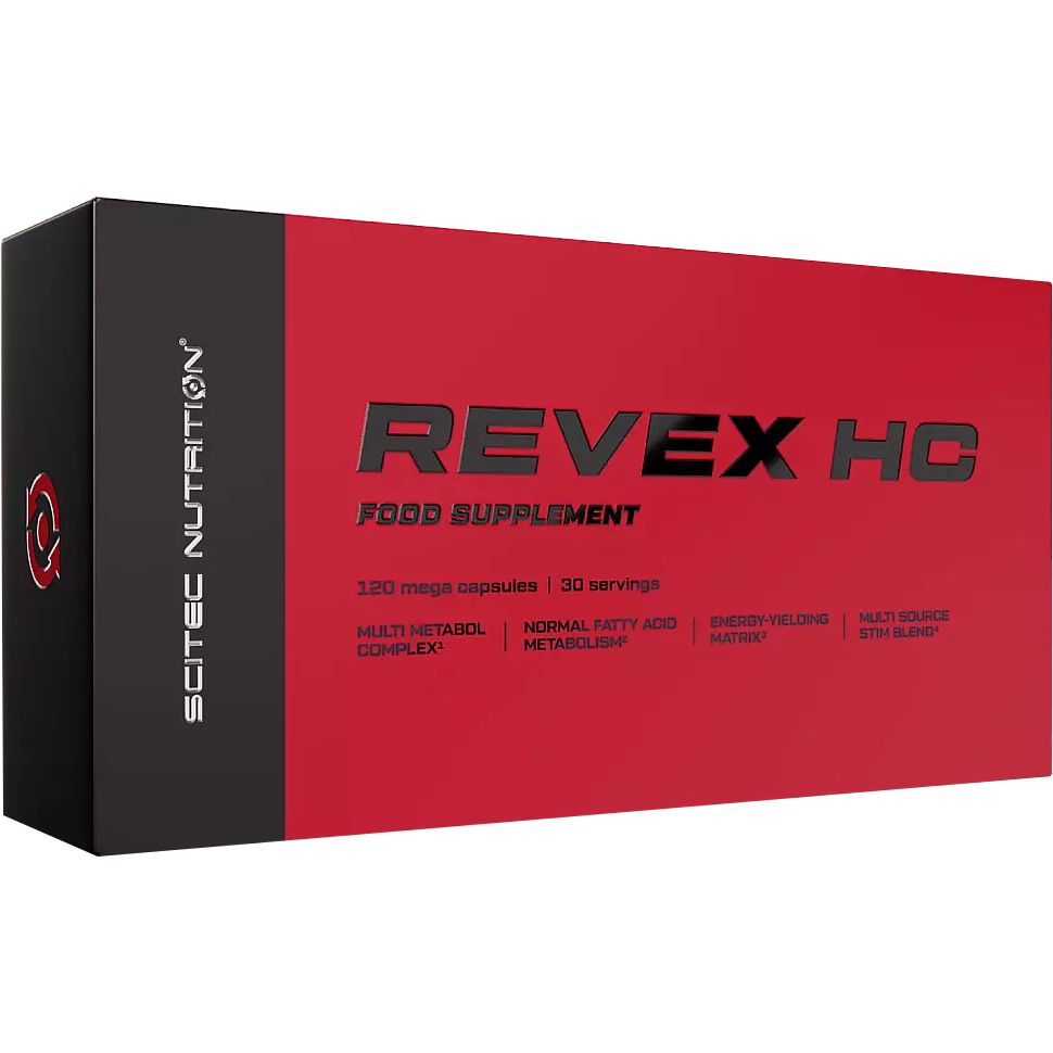 Жироспалювач Scitec Nutrition Revex HC 120 капсул - фото 1