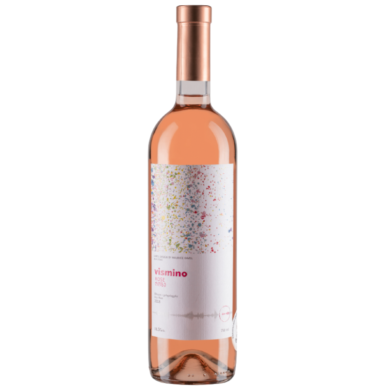 Вино Vismino Rose, розовое, сухое, 11,5%, 0,75 л - фото 1