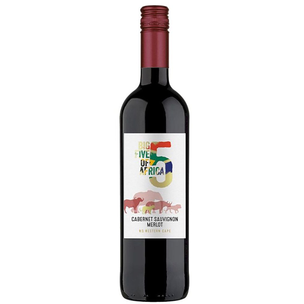 Вино Reh Kendermann BIG5 Cabernet Sauvignon-Merlot, красное, сухое, 14%, 0,75 л (8000020055061) - фото 1