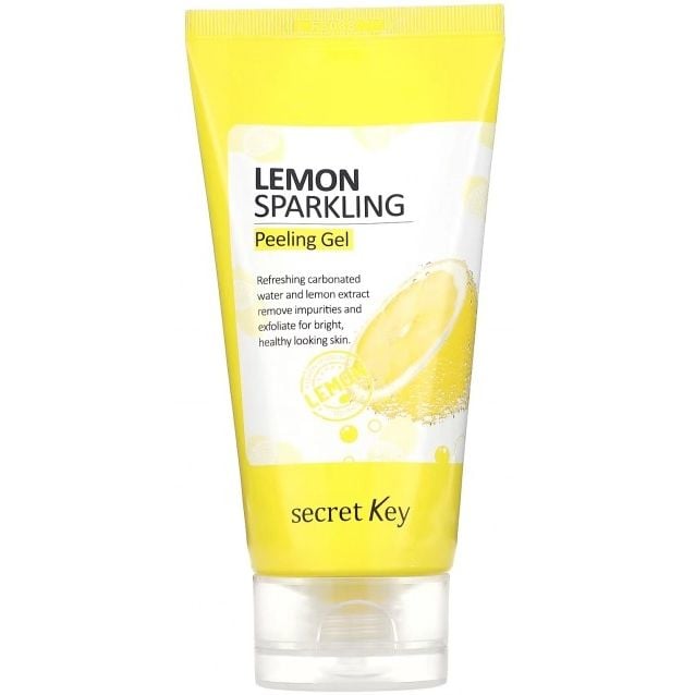 Пілінг-скатка для обличчя Secret Key Lemon Sparkling Peeling Gel лимонна 120 мл - фото 1