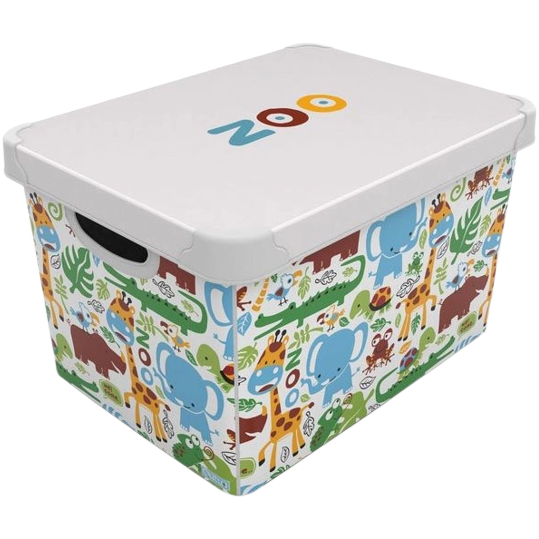 Коробка Qutu Style Box Zoo, 20 л (STYLE BOX с/к ZOO 20л.) - фото 1