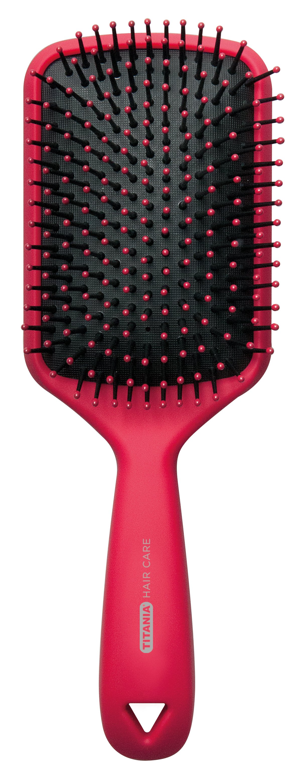 Массажная щетка для волос Titania, красный (2855 BOX) - фото 1