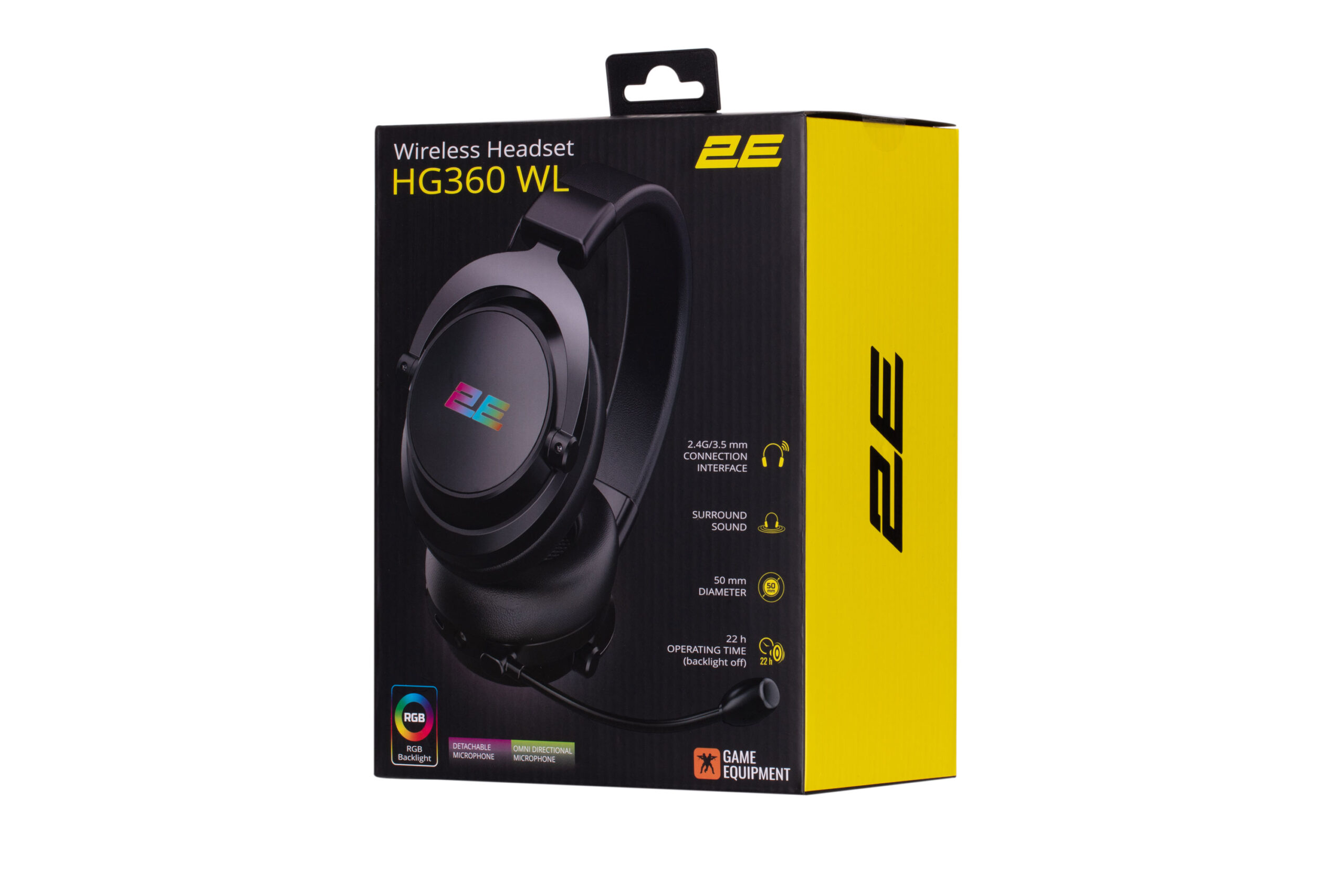 Наушники игровые 2E Gaming HG360 RGB WL 7.1 Black с микрофоном - фото 9