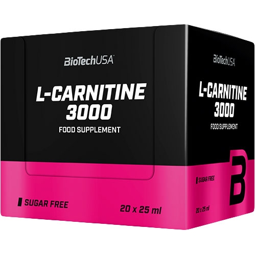 Карнитин BioTech L-Carnitine 3000 Orange 20 шт. х 25 мл - фото 1