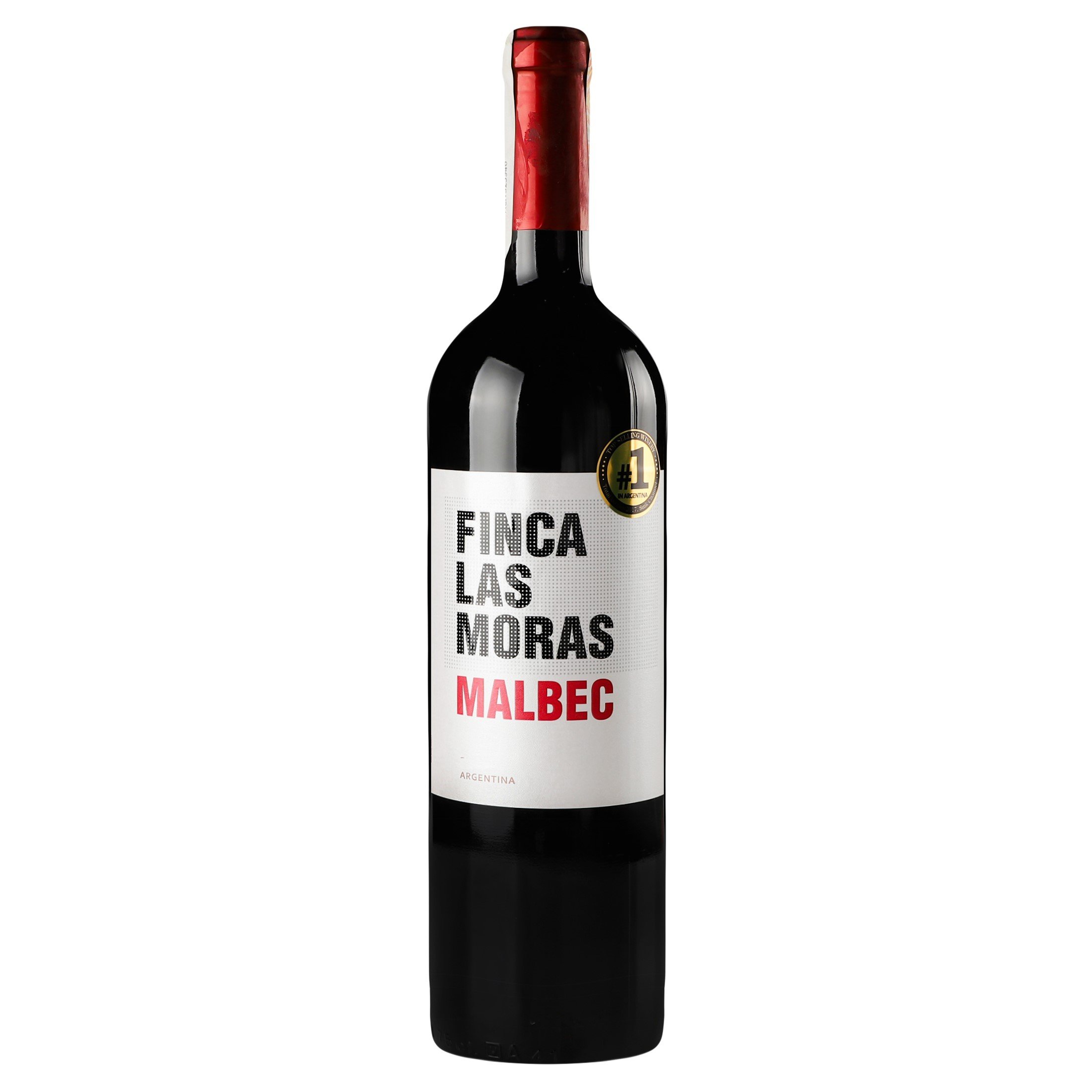 Вино Finca Las Moras Malbec DO, червоне, сухе, 13%, 0,75 л - фото 1