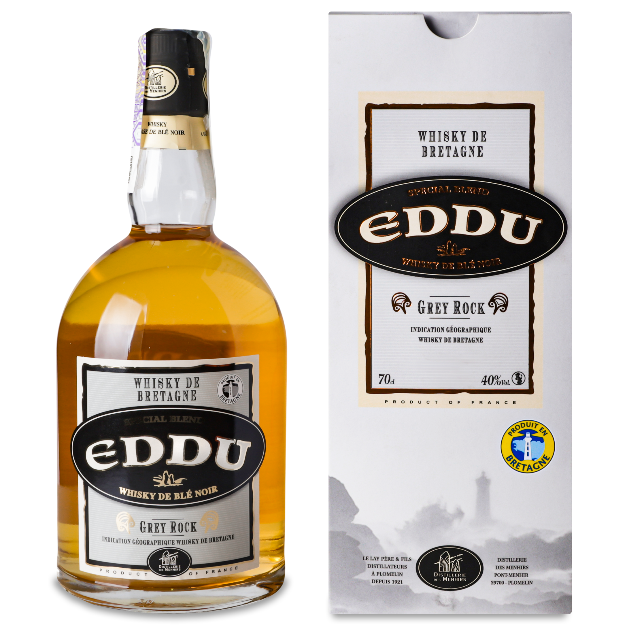 Виски Eddu Grey Rock Blended 0.7 л 40% (882465) - фото 1
