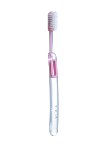 Зубная щетка для чувствительных зубов Splat Innova с ионами серебра, мягкая, розовый - фото 2