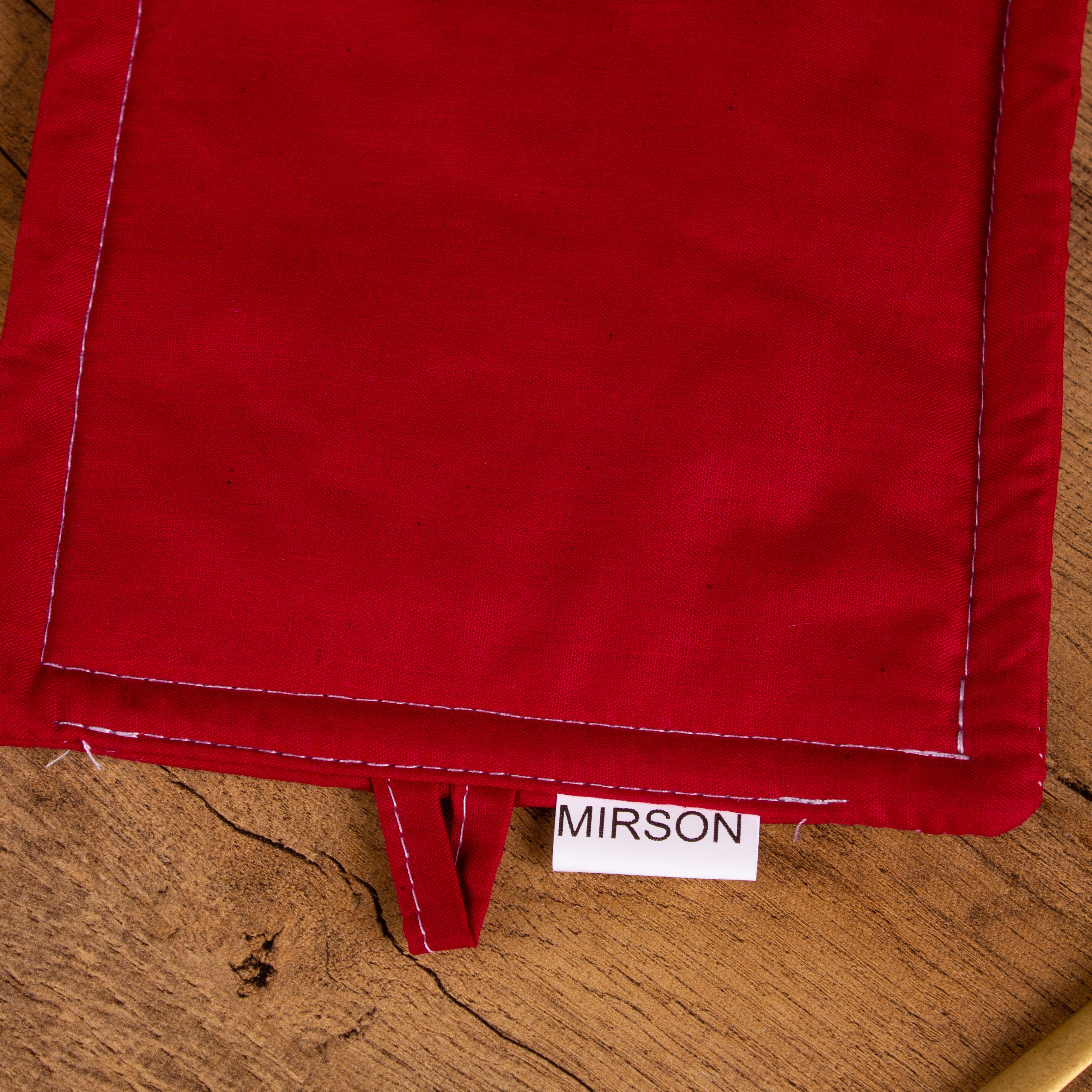 Прихватка MirSon 19-1655 Edmonda, 17х17 см, красная (2200006753773) - фото 2