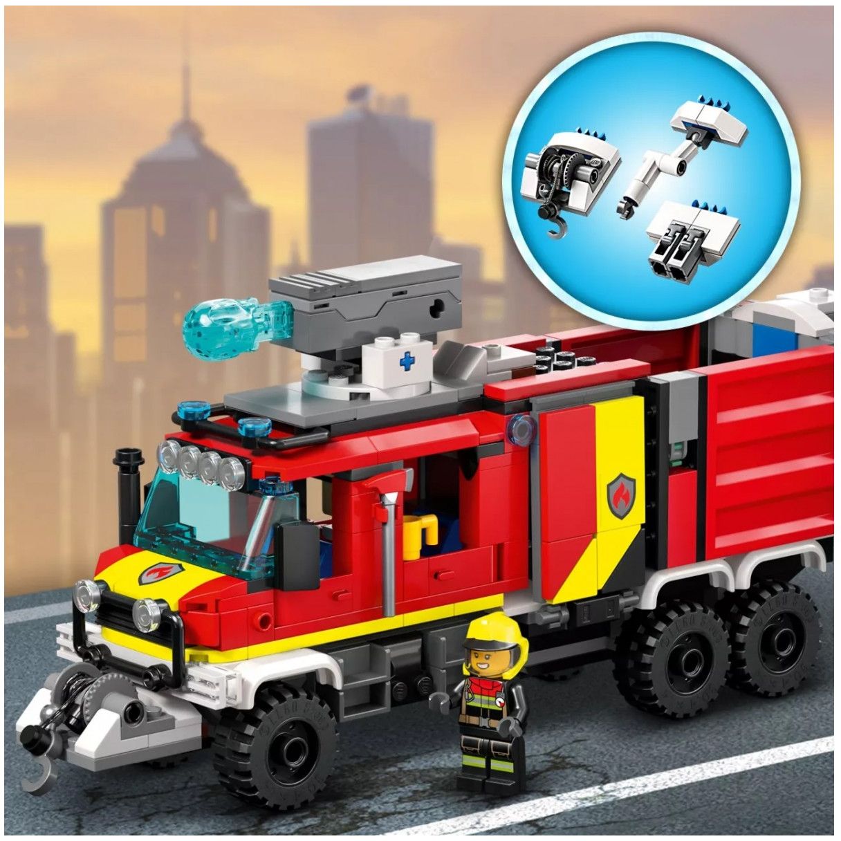 Конструктор LEGO City Пожарная машина, 502 деталей (60374) - фото 5