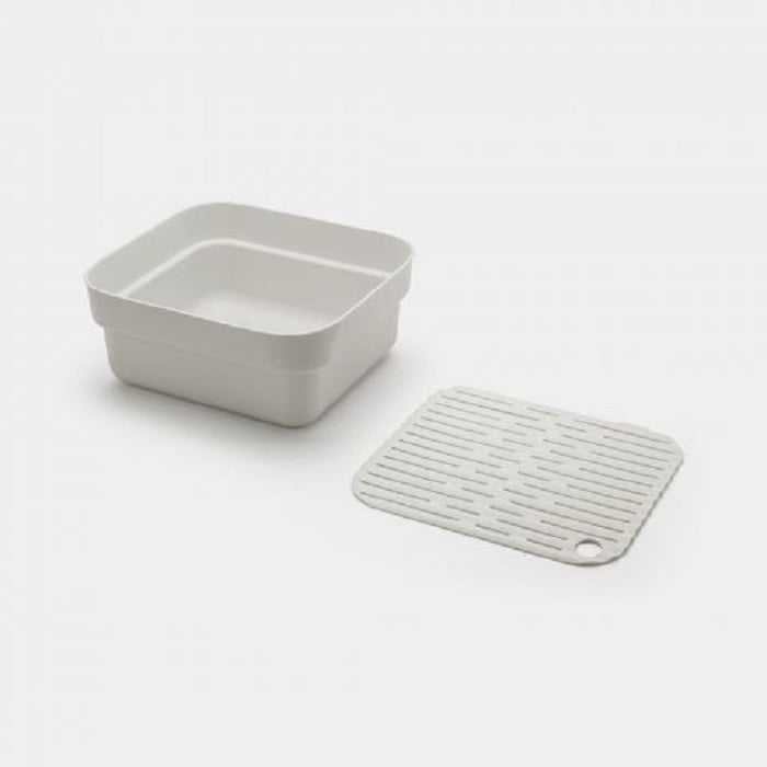 Чаша для миття посуду Brabantia, 37,4х34,4х16,1 см, світло-сірий (302688) - фото 4