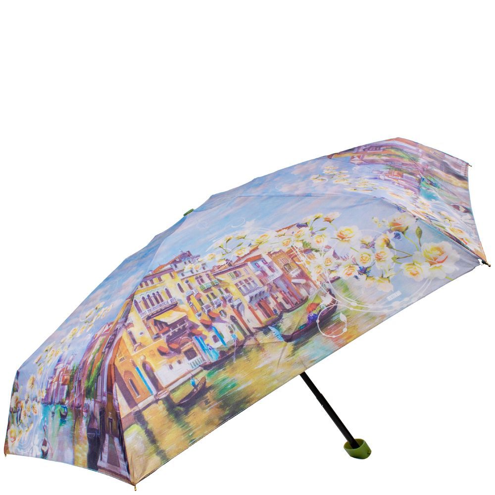 Жіноча складана парасолька механічна Lamberti 93 см різнобарвна - фото 3