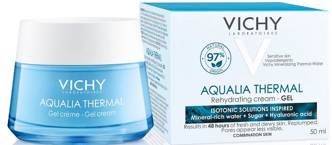 Гель-крем для глубокого увлажнения Vichy Aqualia Thermal, для нормальной и комбинированной, обезвоженной кожи, 50 мл - фото 4