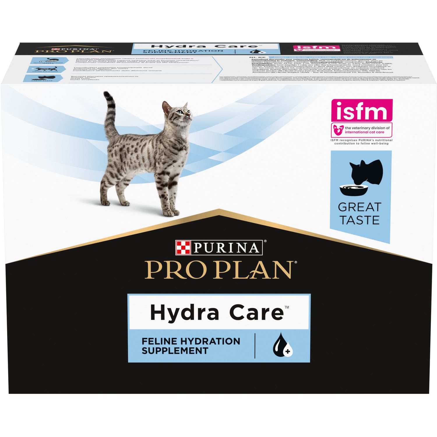 Вологий додатковий корм Purina Pro Plan Hydra Care для дорослих котів для збільшення споживання води та зниження концентрації сечі 850 г (10 шт. х 85 г) (12437199) - фото 2