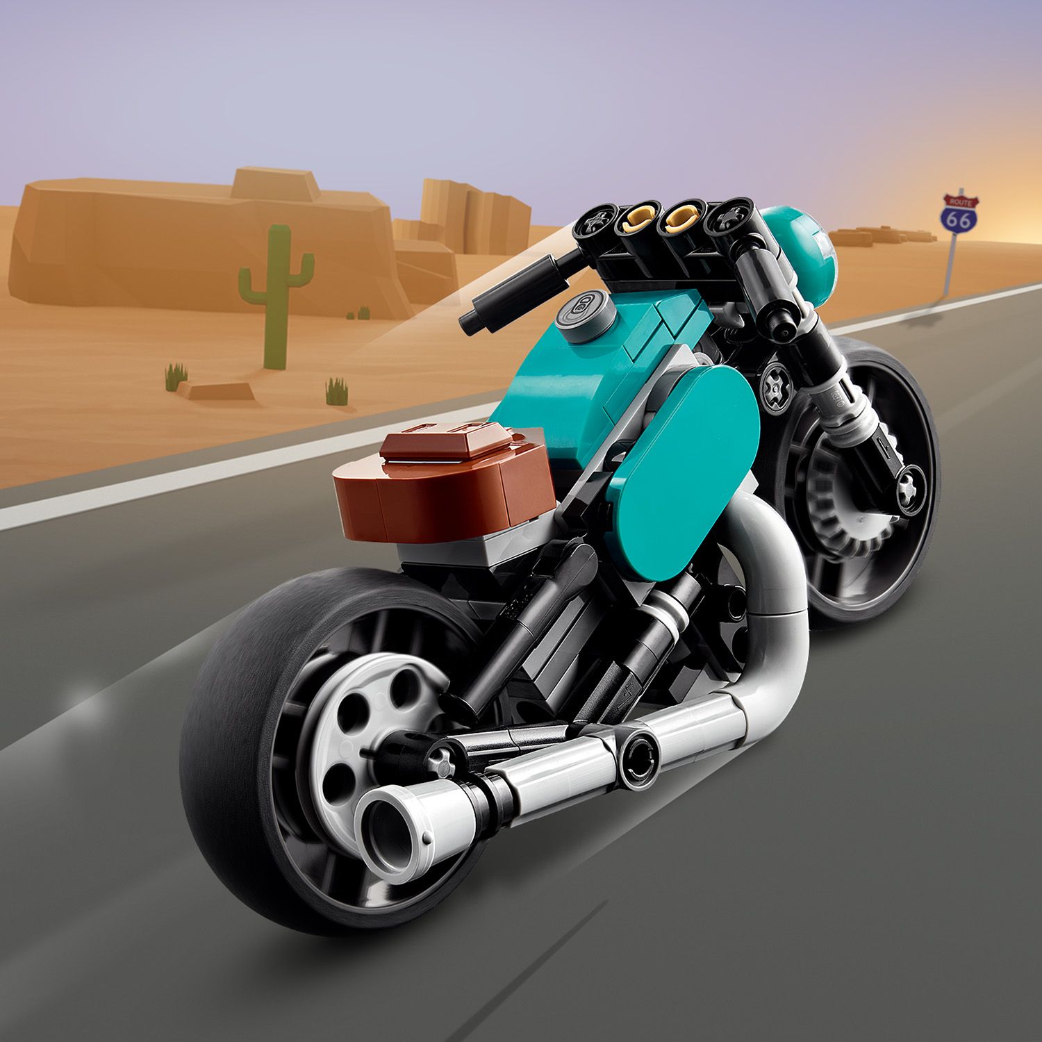 Конструктор LEGO Creator Вінтажний мотоцикл 3 в 1, 128 деталей (31135) - фото 7