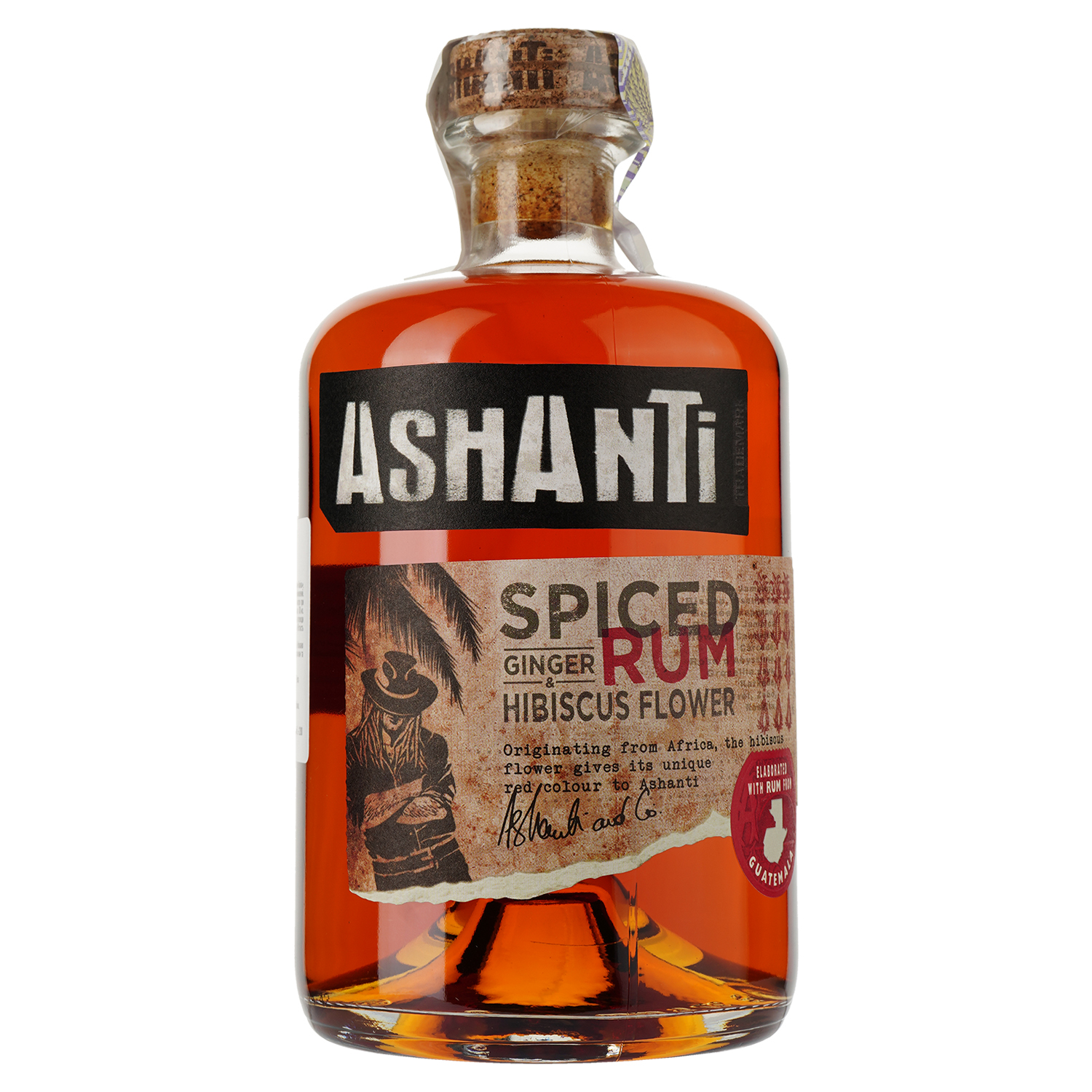 Ромовый напиток Ashanti Spiсed Rum, 38%, 0,7 л - фото 1