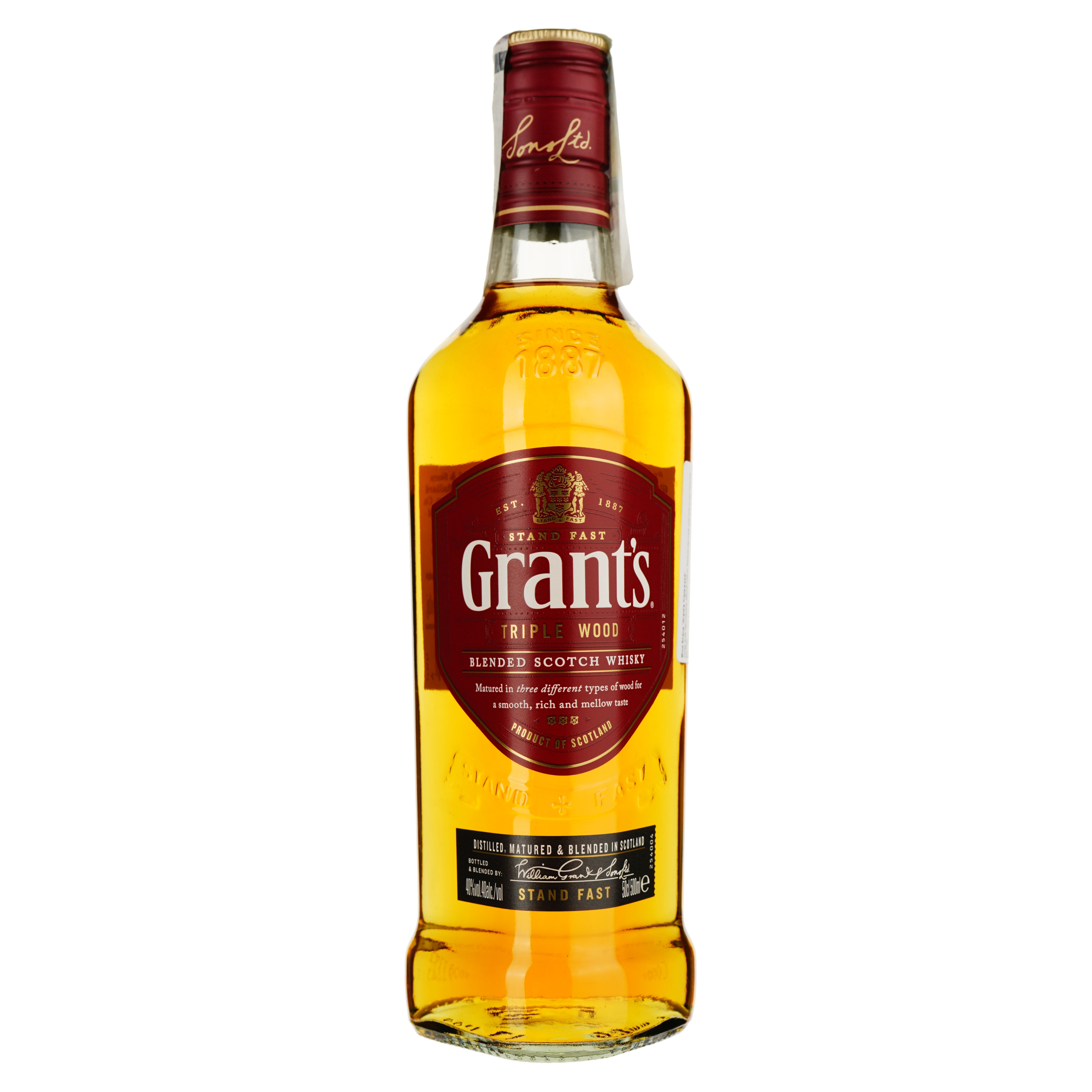 Виски Grant's Triple Wood, 40%, 0,5 л (4130) - фото 1