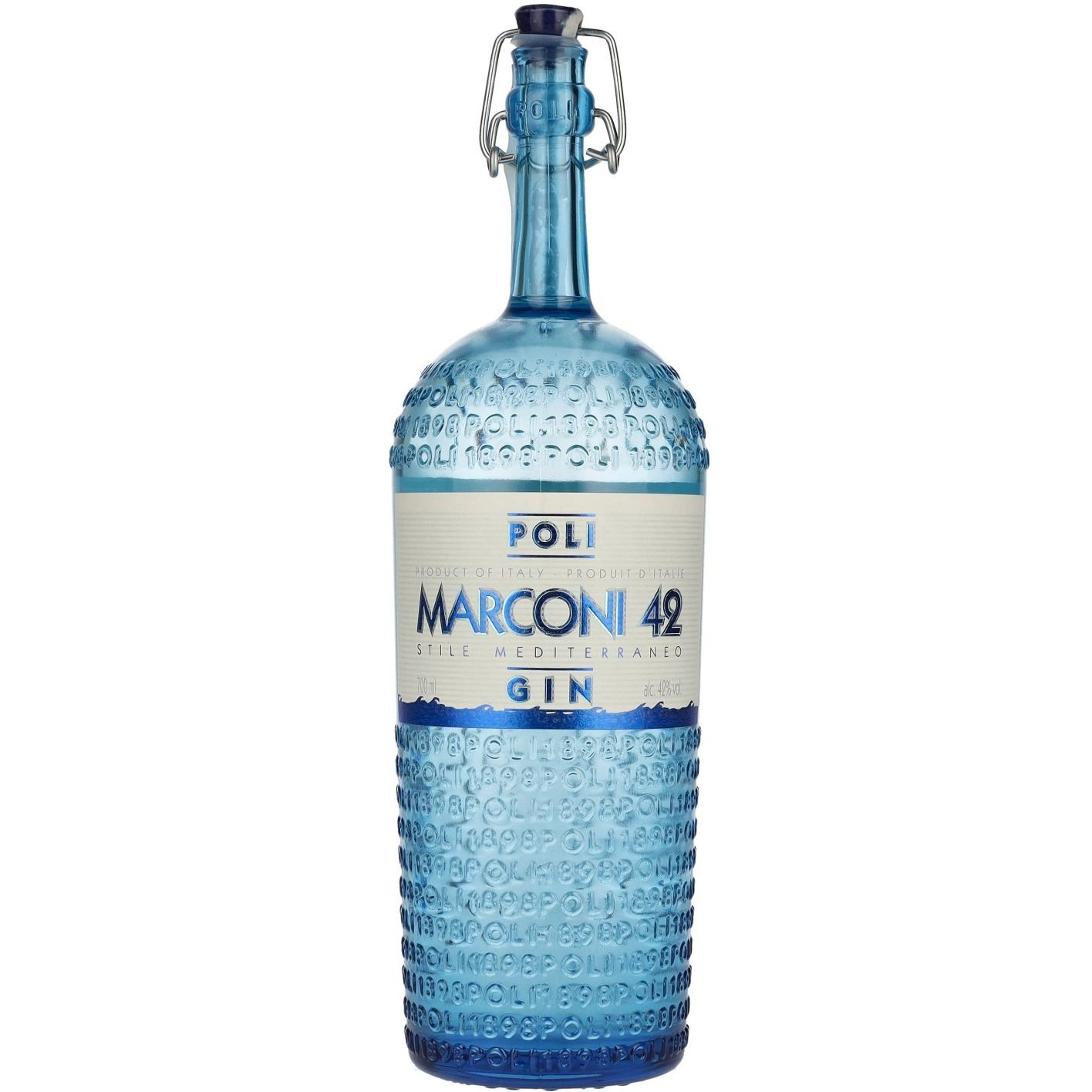 Джин Poli Distillerie Gin Marconi 42, 42%, 0,7 л - фото 1
