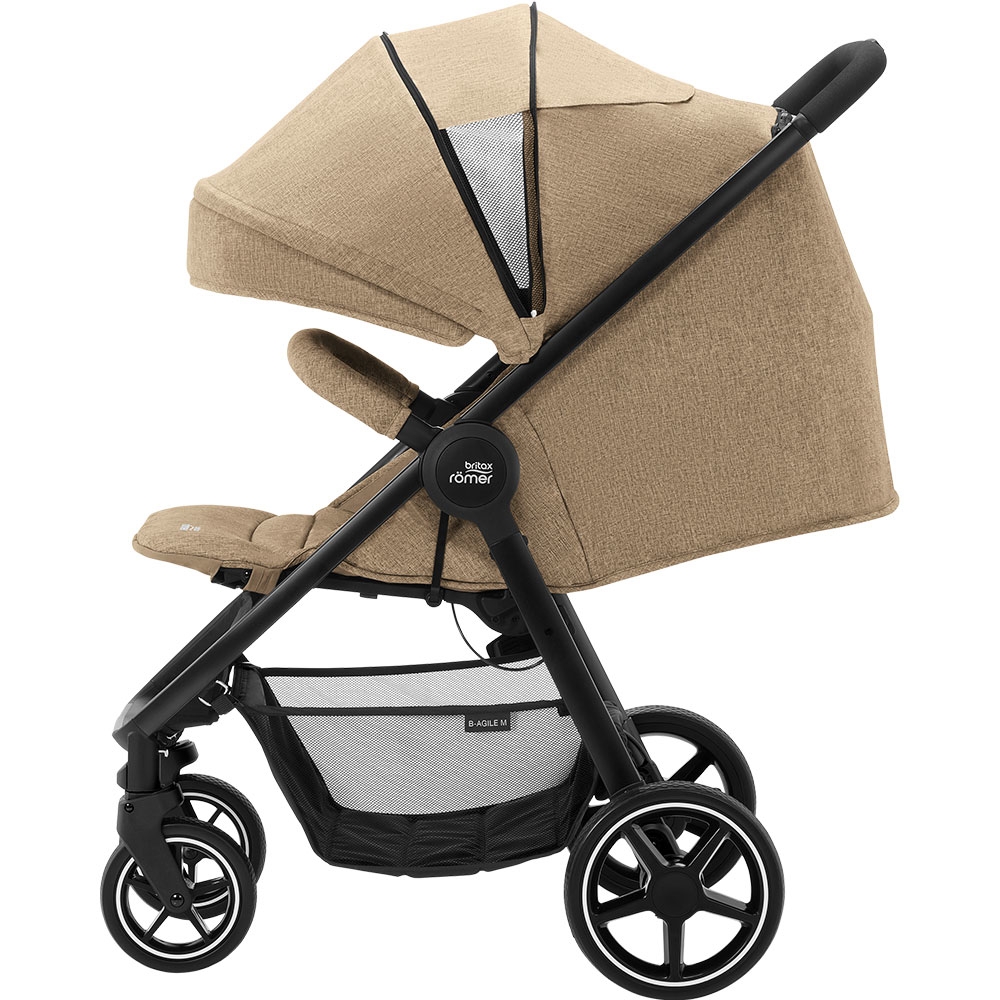 Прогулочная коляска Britax Romer B-Agile M Linen Beige (2000032525) - фото 4