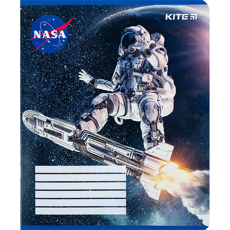 Набір зошитів Kite NASA А5 в клітинку 18 аркушів 20 шт. (NS24-236) - фото 3