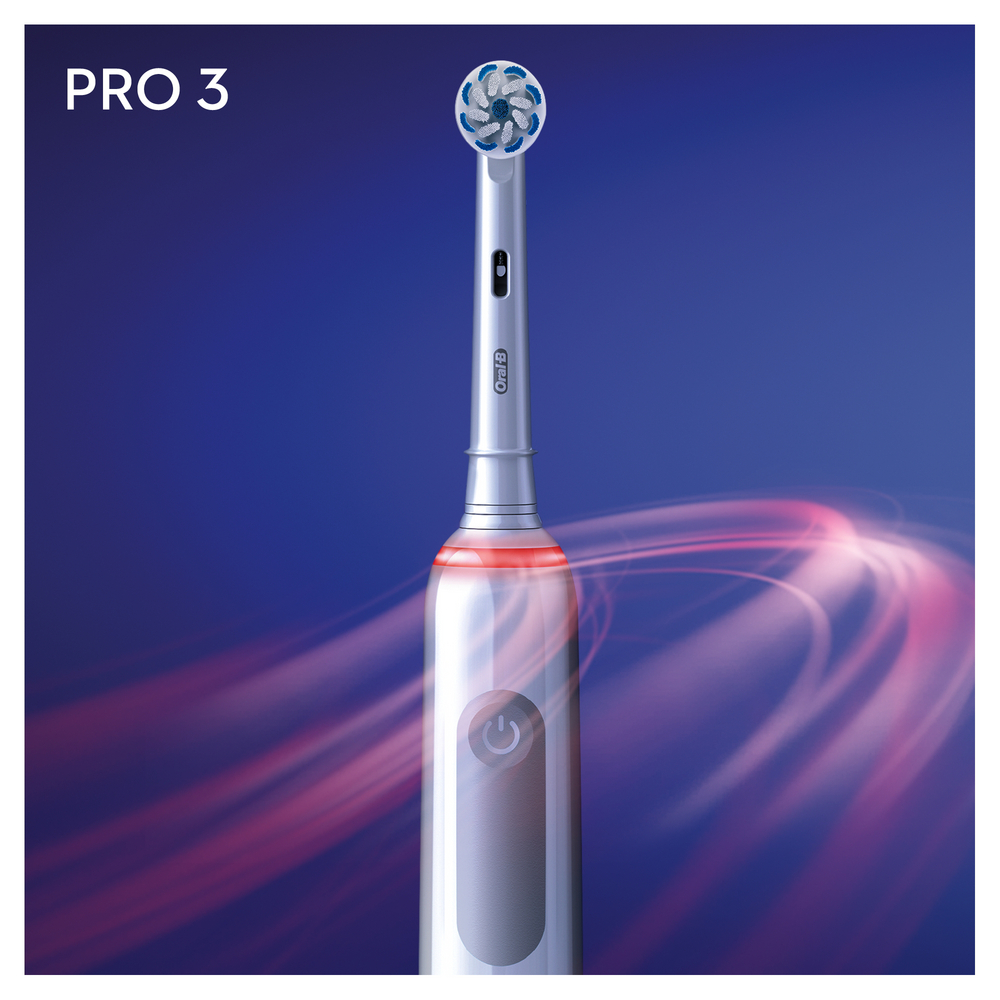 Електрична зубна щітка Oral-B Pro 3 3500 Sensitive Clean + футляр - фото 12