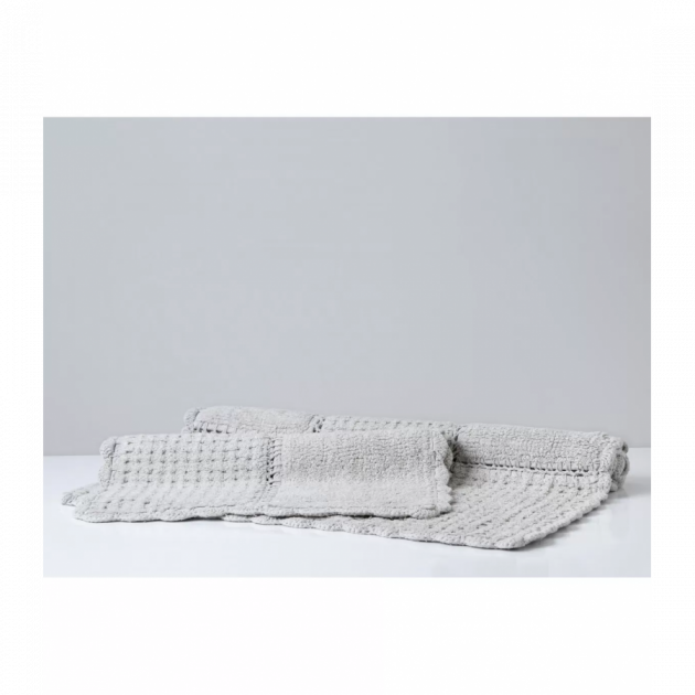 Набор ковриков Irya Sandy silver, 100х65 см и 65х45 см, серебристый (svt-2000022260787) - фото 4