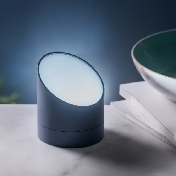 Будильник-лампа Gingko The Edge Light с регулировкой яркости, серый (G001GY) - фото 5