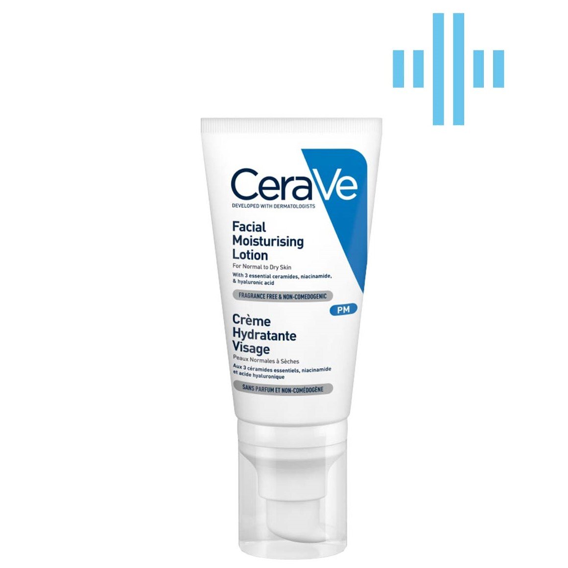 Нічний зволожуючий крем CeraVe для нормальної та сухої шкіри обличчя, 52 мл (MB097101) - фото 1