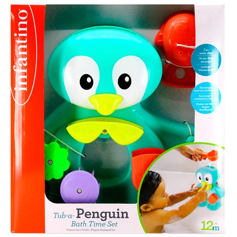 Іграшка для купання Infantino Час мити пінгвіна (305221) - фото 1