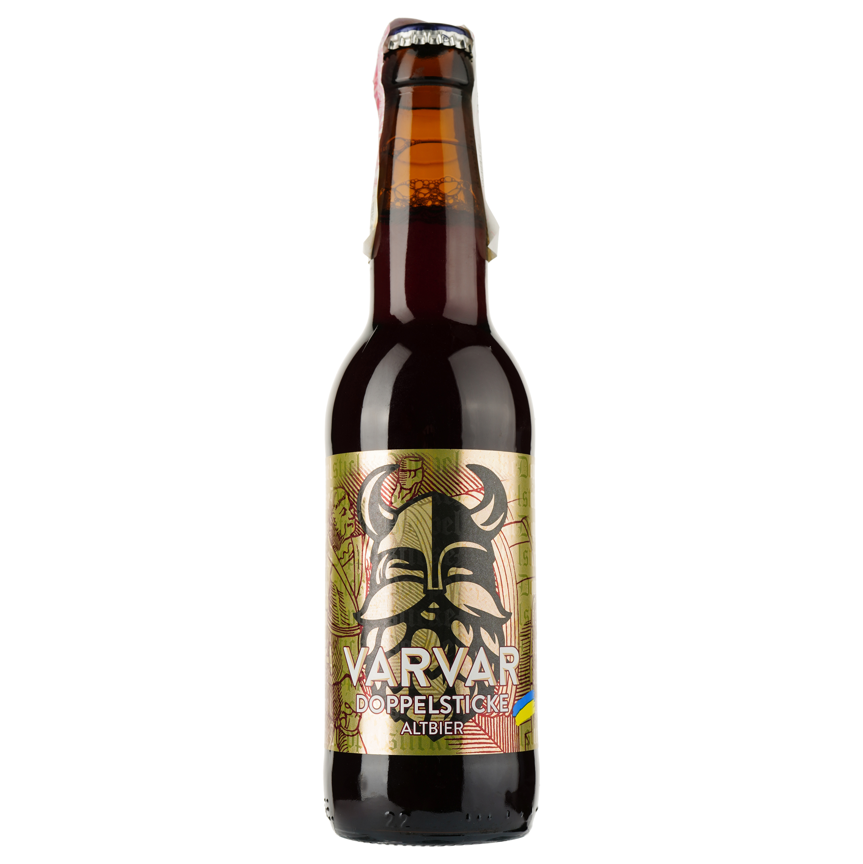 Пиво Varvar Doppelsticke, темное, 9%, 0,33 л - фото 2