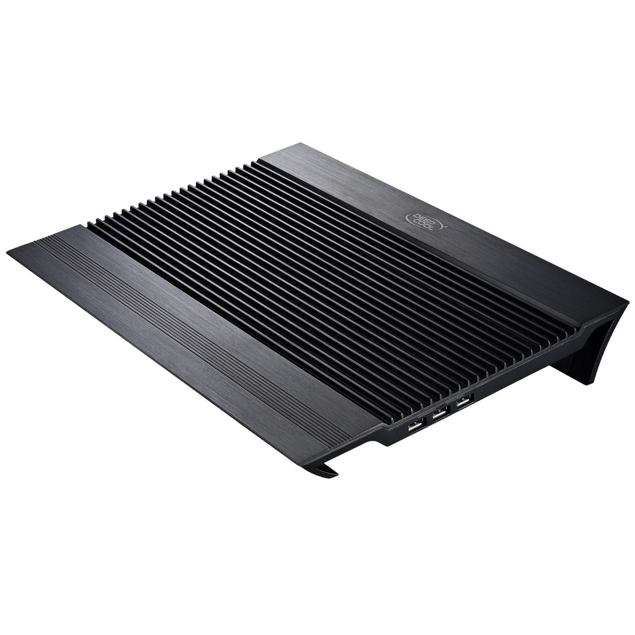 Охолоджувальна підставка для ноутбука DeepCool Aluminum N-8 Black 15-17.3 дюймів  - фото 1