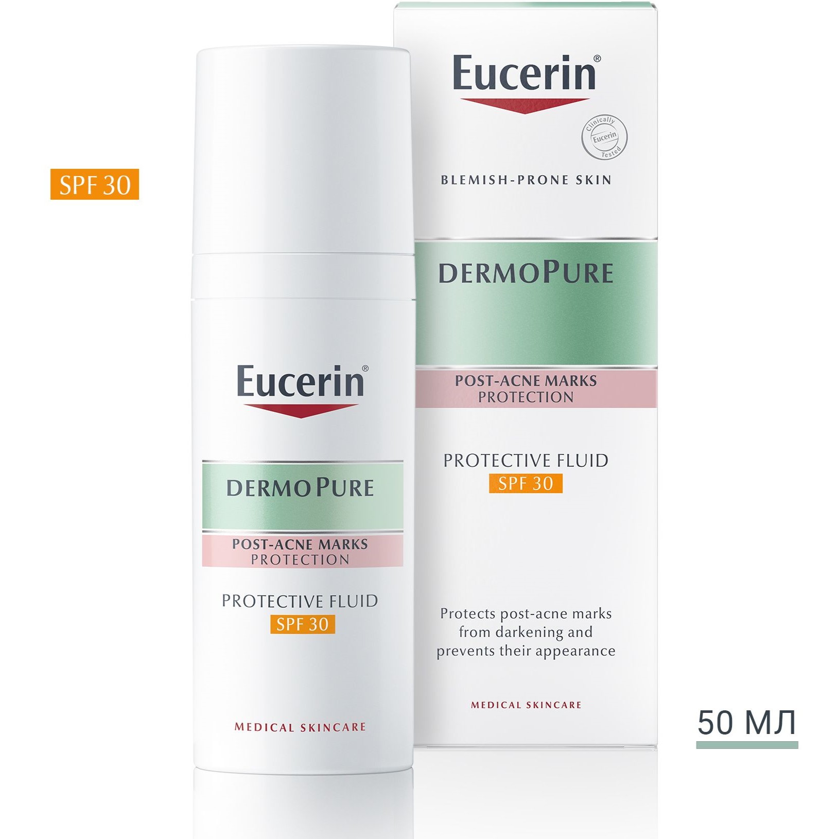 Захисний флюїд Eucerin Dermo Pure SPF 30 для проблемної шкіри, 50 мл - фото 7