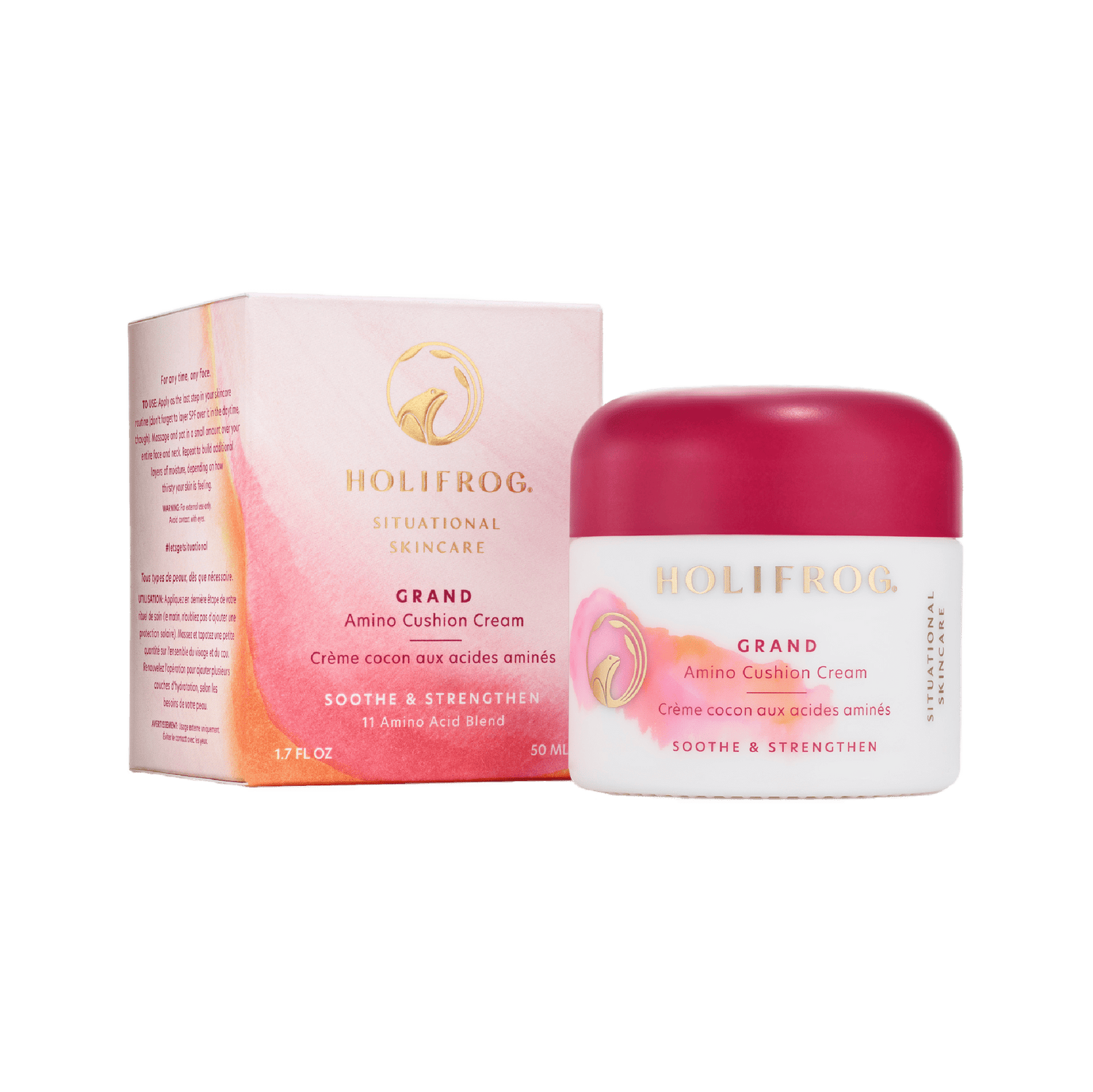 Крем с аминокислотами HoliFrog Grand Amino Cushion Cream 50 мл - фото 2