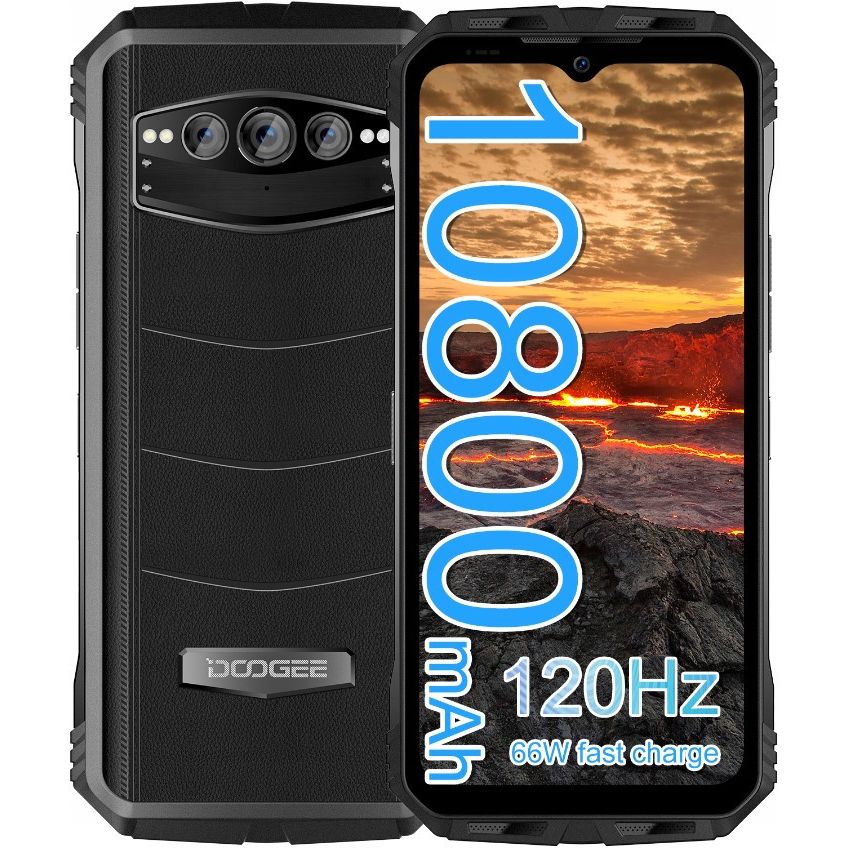Смартфон Doogee S100 12/256 Gb Global Black - фото 1