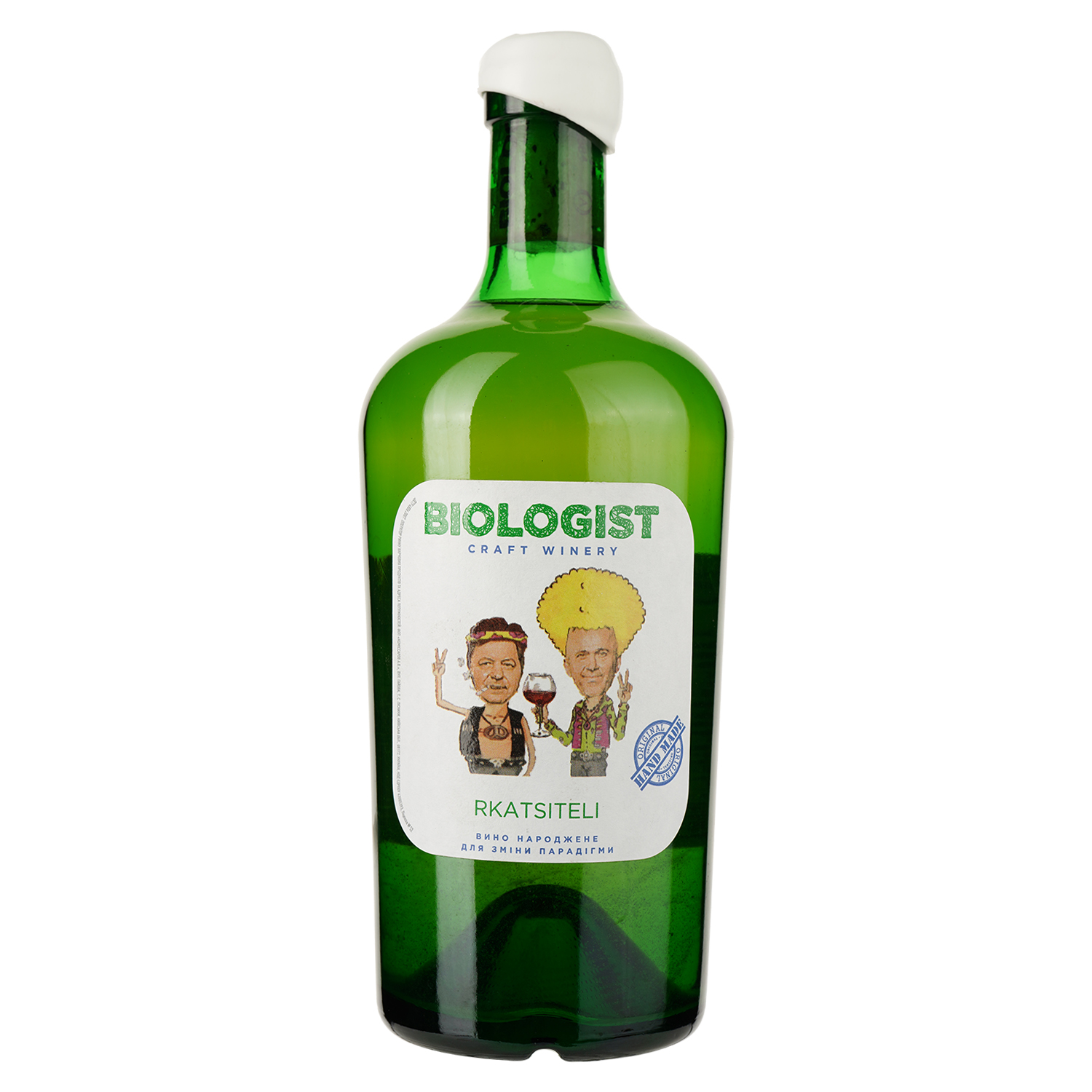 Вино Biologist Rkatsiteli біле сухе 0.75 л - фото 1