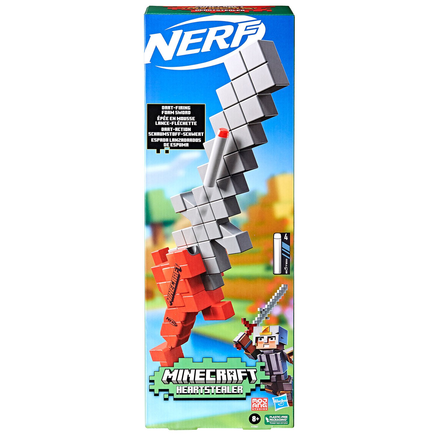 Бластер-меч Hasbro Nerf Minecraft Heartstealer Sword, з 4 стрілами (F7597) - фото 2