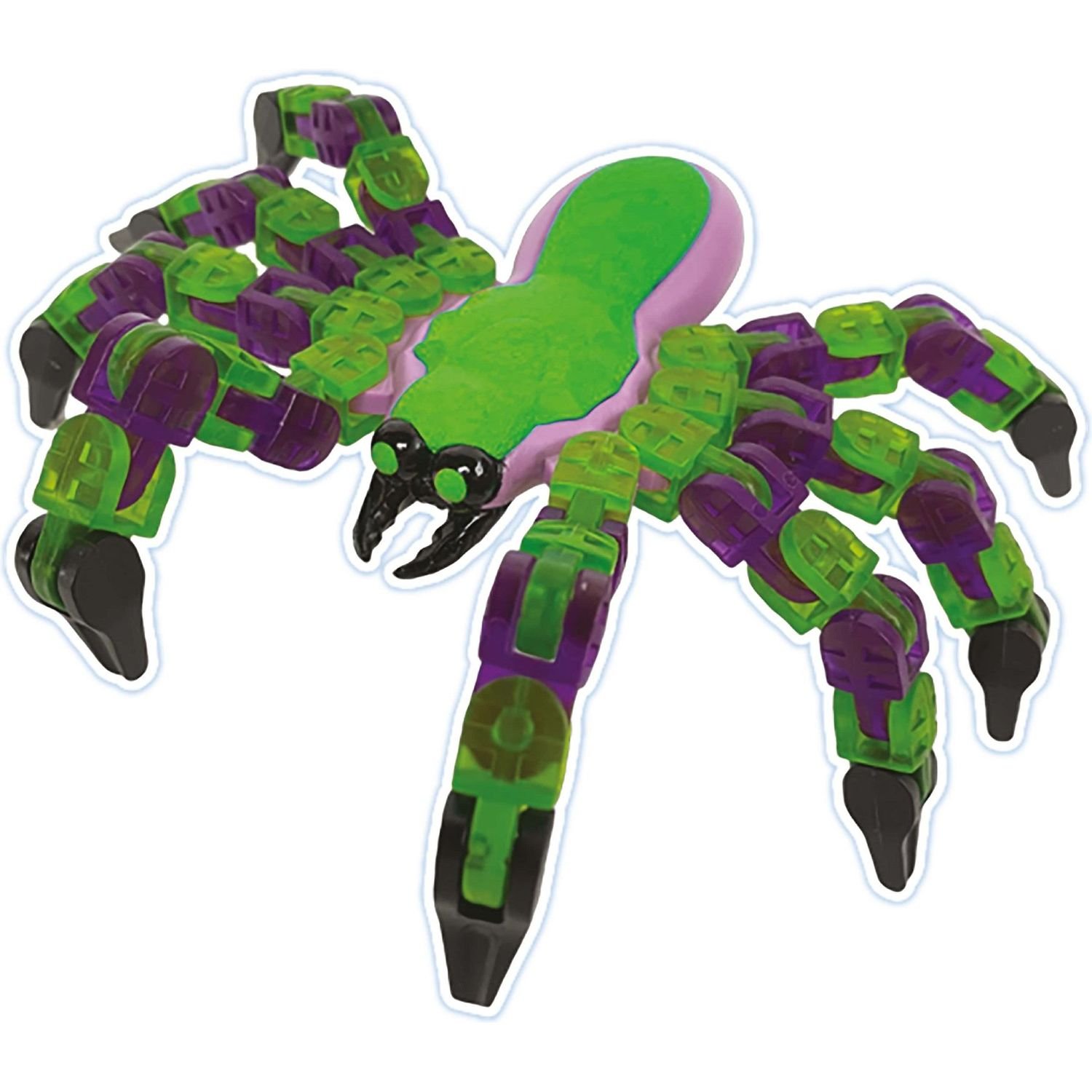 Паук Zing Klixx Creaturez Fidget, зелено-фиолетовый (KX100_A) - фото 1