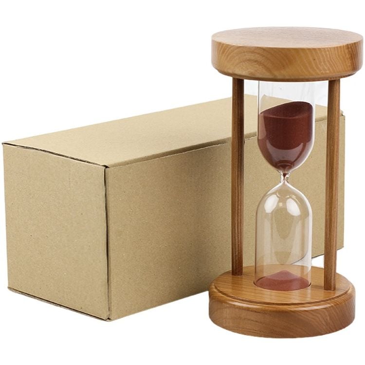Пісочний годинник настільний Склоприлад 4-34, 50 хвилин, коричневий (300697) - фото 1