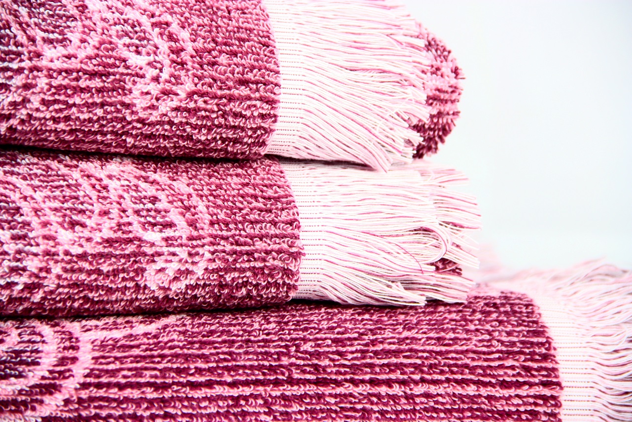 Рушник для обличчя Maisonette Lora, 100х50 см, темно-рожевий, 1 шт. (10347) - фото 8