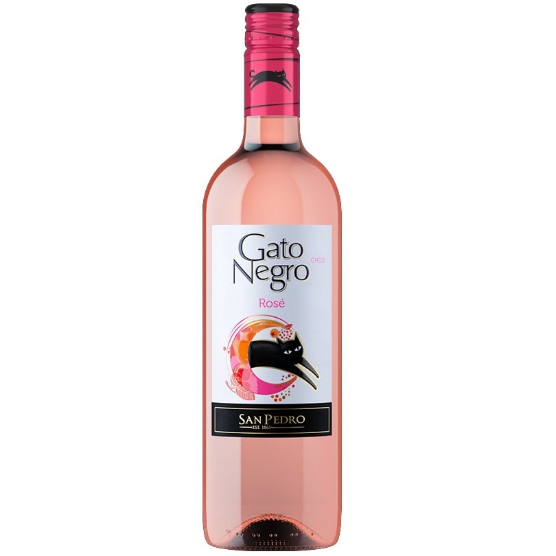 Вино Gato Negro Rose, рожеве, сухе, 12,2%, 0,75 л (170596) - фото 1