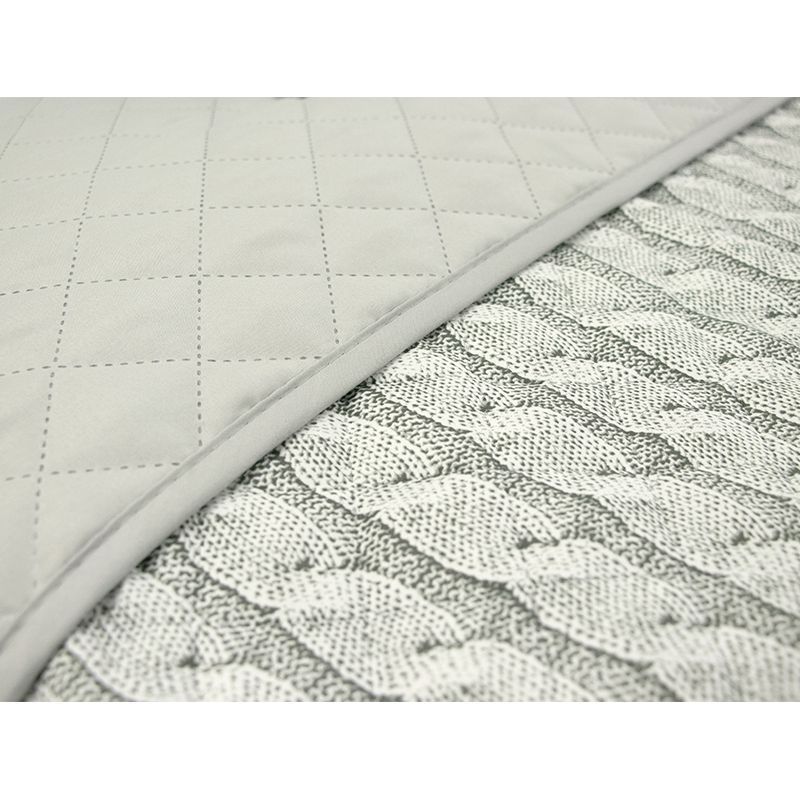 Комплект постільної білизни Руно Grey Braid, півтораспальний, мікрофайбер, Руно (Р1.52_Grey Braid) - фото 7