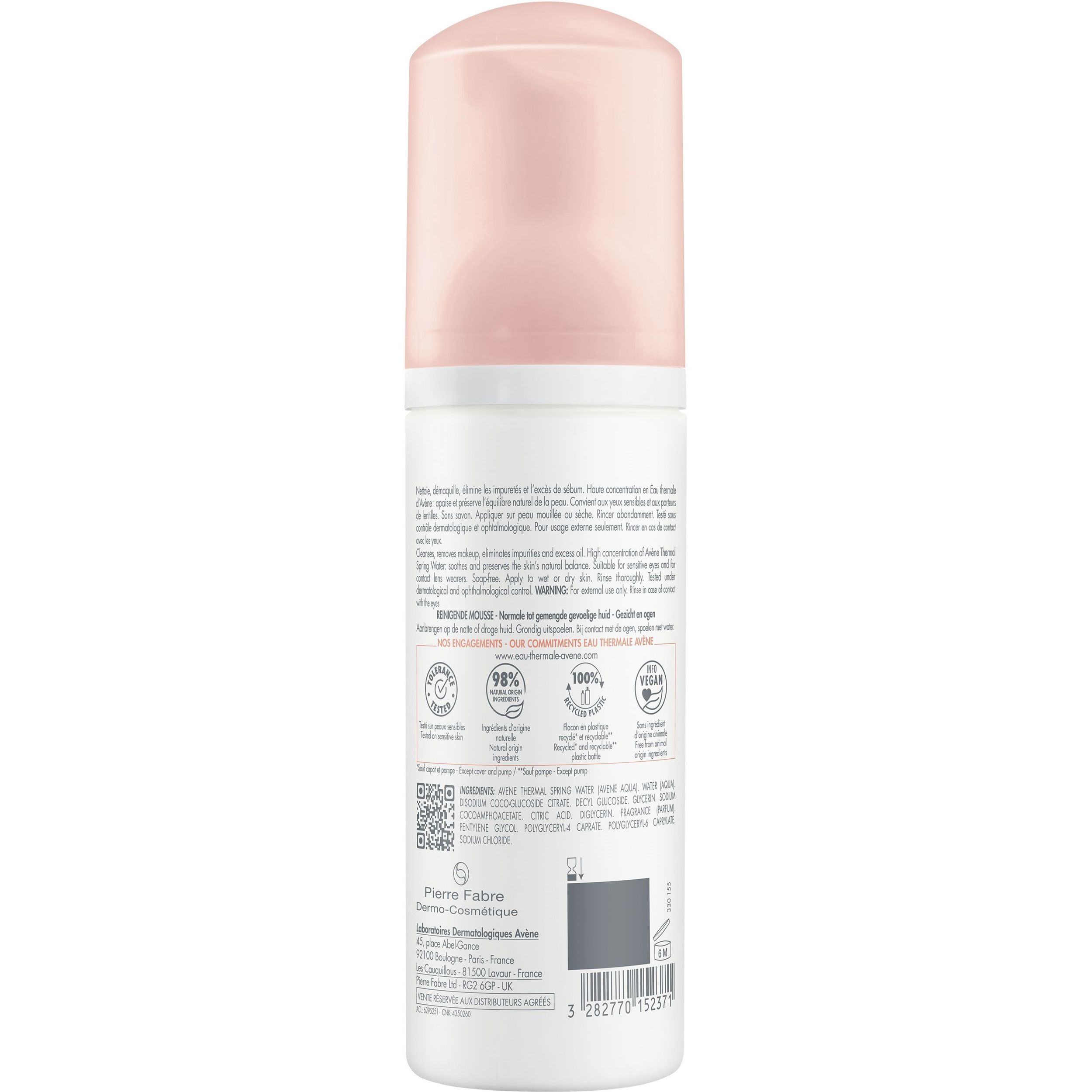 Мусс для умывания Avene Essential Care 150 мл - фото 2