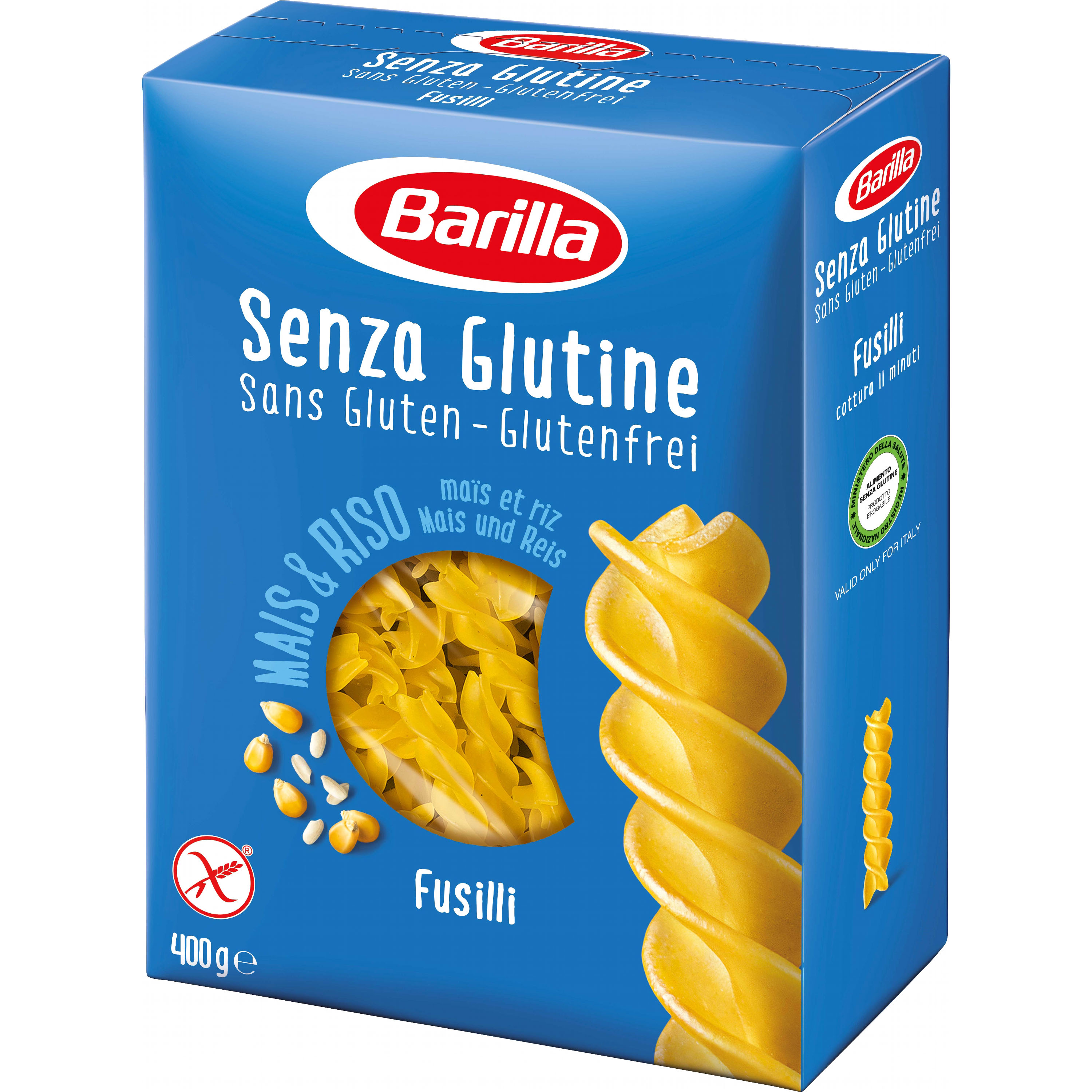 Макаронні вироби Barilla Fusilli Senza Glutine без глютену 400 г - фото 3