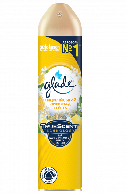 Освежитель воздуха Glade Cицилийский лимонад и мята, 300 мл - фото 1