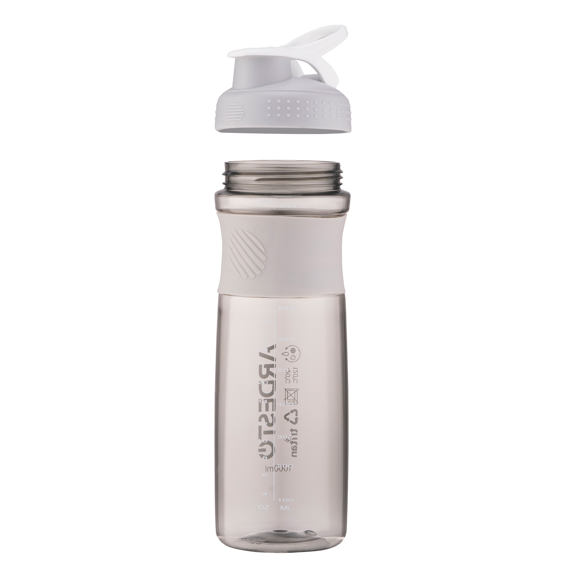 Пляшка для води Ardesto Smart bottle, 1000 мл, сіра (AR2204TG) - фото 2