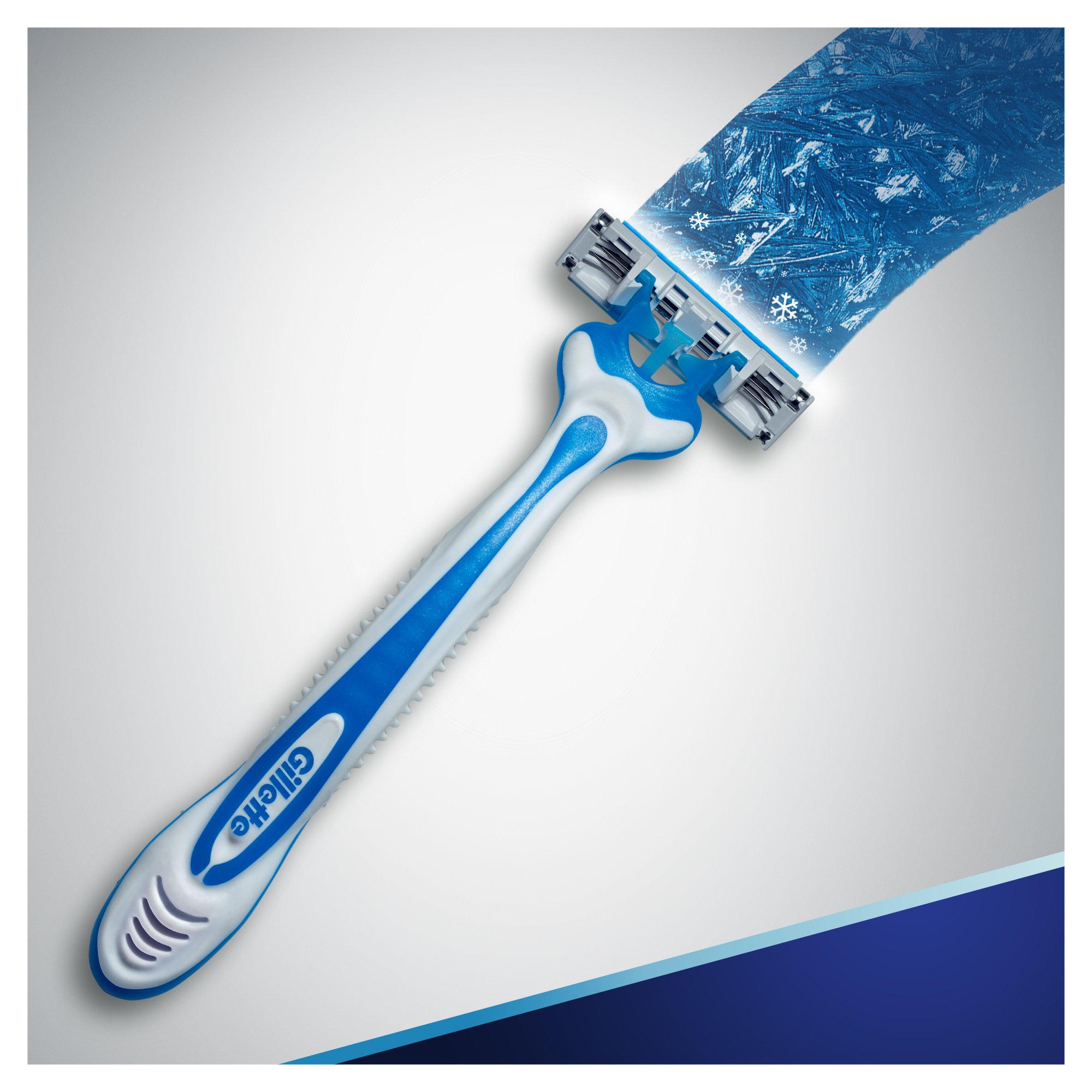 Одноразові станки для гоління Gillette Blue 3 Cool, чоловічі, 6 шт. - фото 3