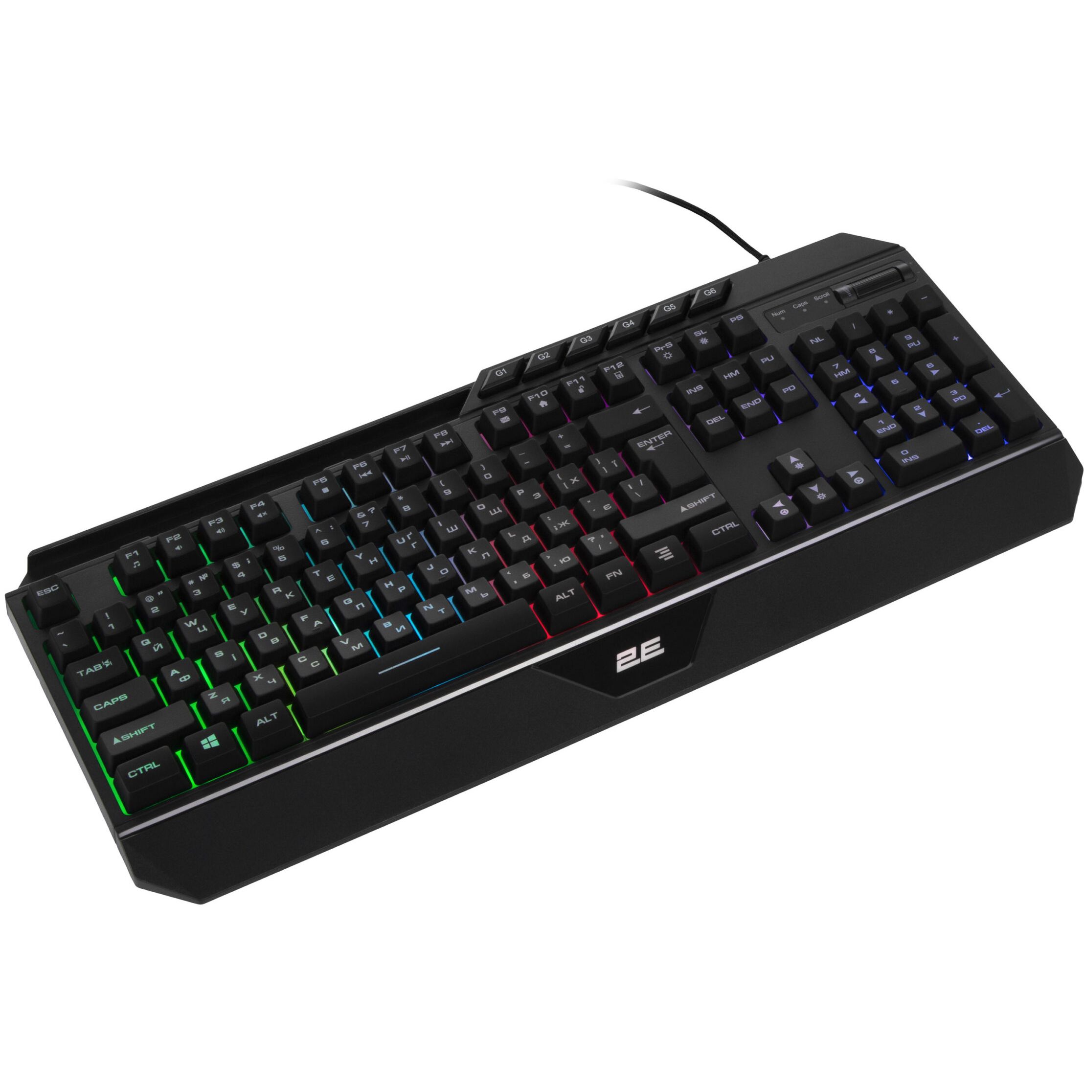 Клавиатура игровая 2E Gaming KG315 с подсветкой black (2E-KG315UBK) - фото 2