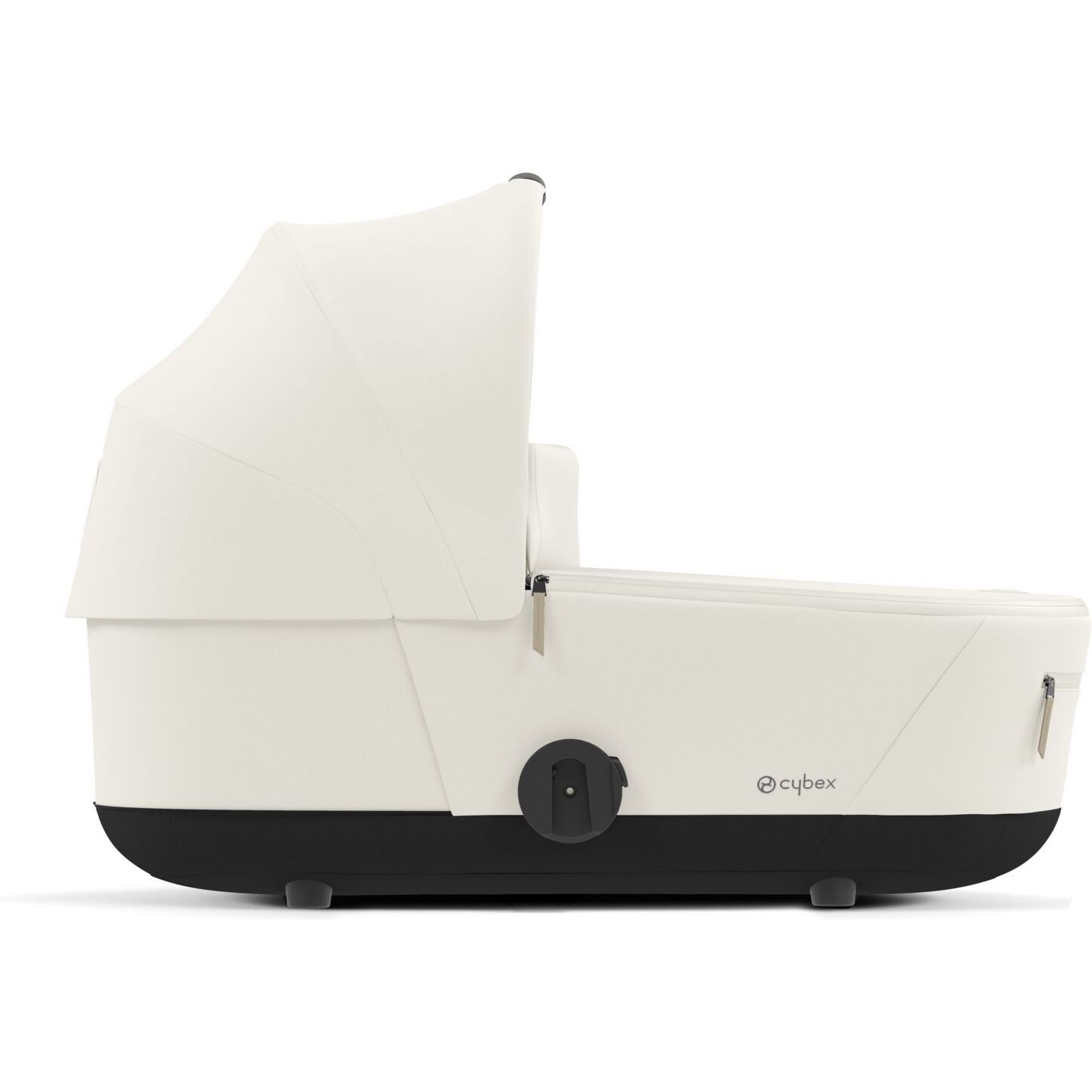 Люлька Cybex Mios Lux Off White + Текстиль для прогулочного блока Cybex Mios Off White + Шасси для коляски Cybex Mios LS RBA Rosegold - фото 4