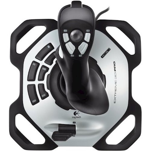 Геймпад рукоятка штурвала джойстик Logitech Extreme 3D Pro PC - фото 2