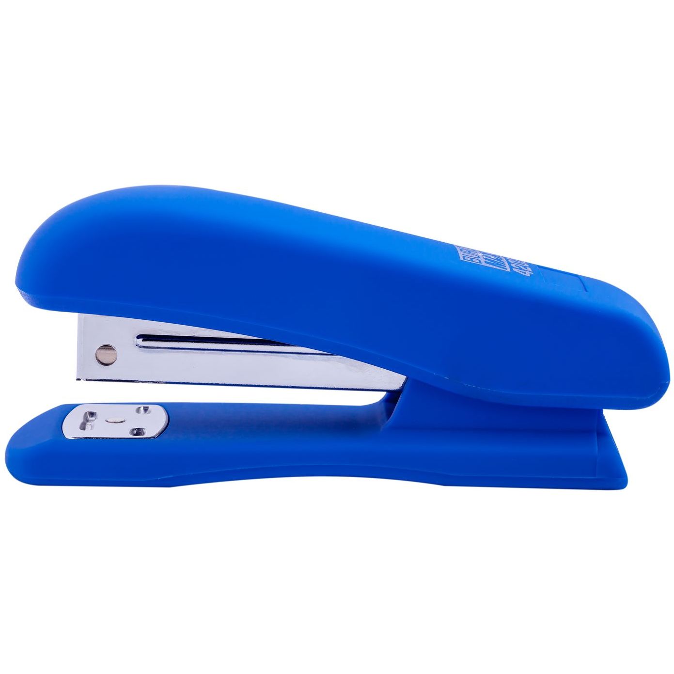 Степлер Buromax Rubber Touch пластиковый №24/6, 26/6, 20 листов синий (BM.4202-02) - фото 1