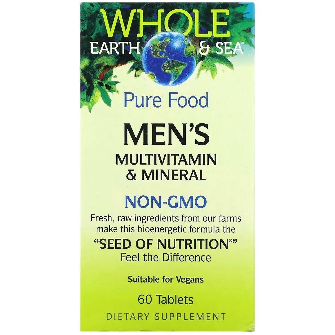 Мультивітамінний та мінеральний комплекс для чоловіків Natural Factors Men's Multivitamin & Mineral 60 таблеток - фото 1